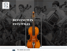 Tablet Screenshot of estaitalia.org